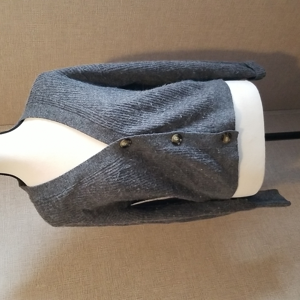 Quince Baby Alpaca Wool Cropped Cardigan SZ S NWOT